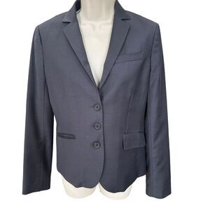 J. Crew‎ Women’s 4 Super 120’s Gray Wool Suit Jacket Blazer